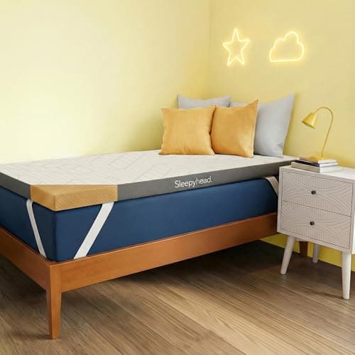 Sleepyhead Twin XL 3 Inch Premium Copper Mattress Topper – Copper-Infused Memory Foam Bed Topper – Soft and Comfortable Support, Cooling, Plush, Washable Cover, CertiPUR-US Certified (XL Twin 3")