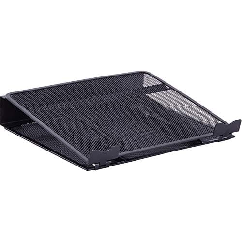 Lorell, LLR80620, Mesh Laptop Stand, 1 Each, Black