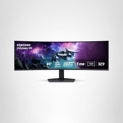 SAMSUNG 49" Odyssey G9 (G95C) Series DQHD 1000R Curved Gaming Monitor, 240Hz, 1ms(GtG), DisplayHDR 1000, AMD FreeSync Premium Pro, Eye Saver Mode, Auto Source Switch+, LS49CG950ENXZA, 2024 13