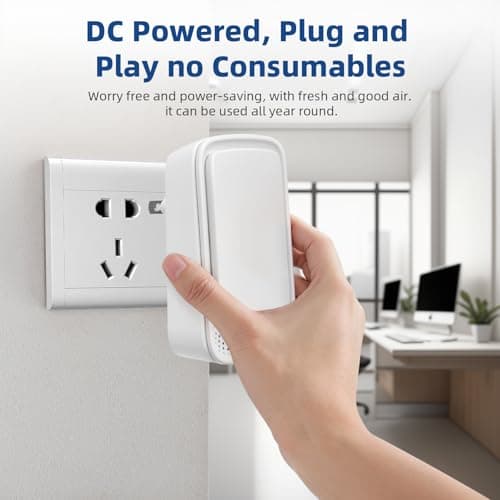 6PCS Air Purifier Plug In,Negative Air Ionizer for Home Use,Filterless Mobile Air Ionizer,Quiet Operation Air Freshener for Kitchen,Home,Office Portable Mini Air Cleaner for Smoke Dust,Odor (1) 7