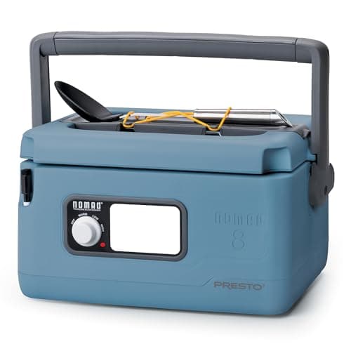 Presto 06017 8-Quart Nomad Traveling Slow Cooker, Blue 14
