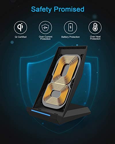 Fast Wireless Charging Stand,Equipped with PD 30W Adapter,Qi Certified High Speed Charger with Extra USB-A Port Compatible with iPhone 17/16/15/14/13/12/11, for Samsung Galaxy S25/S24/S23/S22/S21 7