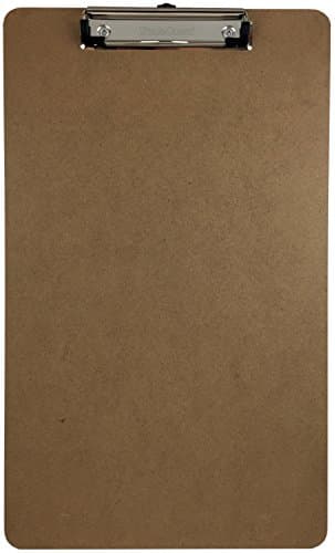 Trade Quest Legal Size Clipboard Low Profile Clip 9'' x 15'' Single (Pack of 1)