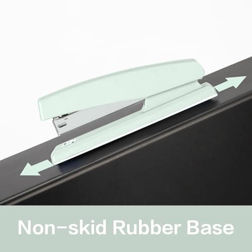 Deli Stapler, Desktop Stapler, Office Staplers, 25 Sheet Capacity, Includes 1000 Staples and Staple Remover, Green 5