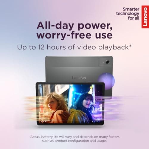 Lenovo Idea Tab - College Tablet - 11″ 2.5K IPS Touchscreen Display - 90Hz - MediaTek Dimensity 6300-4 GB Memory - 128 GB Storage - Integrated Arm Mali-G57 MC2 - Tab Pen and Folio Case 7