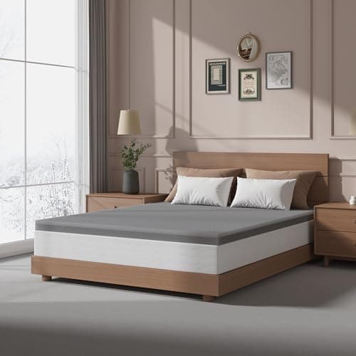 Sleepmax Extra Firm Mattress Topper Full Size 3 Inch - Firm Memory Foam Mattress Topper for Pain Relief - Ventilated High Density Foam Bed Topper - No Odor, CertiPUR-US Certified 6