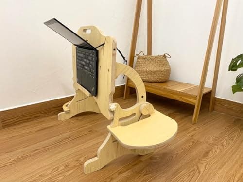 MADOTO Laptop Desk Designed for Lying Down Sitting Posture, Helping to Relax The Neck & Back, Various Positions: Sitting Lying On Bed, Sofa, Floor 5