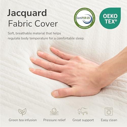 MLILY Twin Mattress in a Box, 6 inch Mattresses for Kids Bed Single Size Daybed Individual Bunk, Memory Foam Medium Firm 6