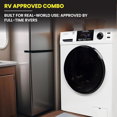 Equator All-in-One Washer Dryer VENTED-DRY 30% FASTER than Condense 15lb 110V in White 6