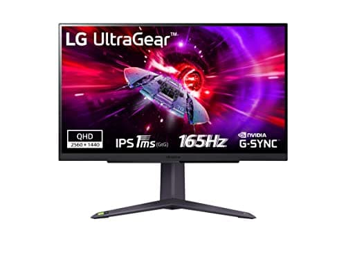 LG Electronics 27GR75Q-B Ultragear Gaming Monitor 68.5 cm (27""), 2560 x 1.440, 16:9, WQHD 1440p, 99% sRGB, HDR10, 165 Hz, 1ms GtG - Black, blackone (Renewed)