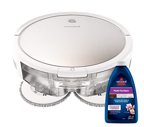 Bissell SpinWave Pet Robot, 2-in-1 Wet Mop and Dry Robot Vacuum, WiFi Connected with Structured Navigation, 3347