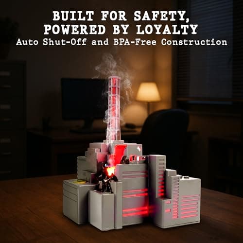 HOM Chernobyl Smart Diffuser & Humidifier – 250ML Ultrasonic Mist Machine with 7 LED Lights, App Control, Auto Shut-Off – Aromatherapy Essential Oil Diffuser for Home, Bedroom, etc. – Oil Not Included 5