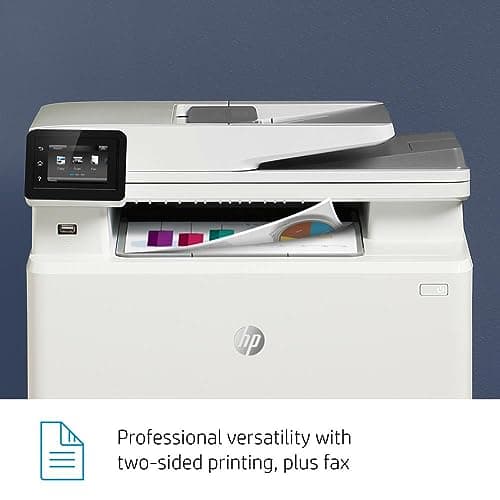 HP Color LaserJet Pro M283fdw Wireless All-in-One Laser Printer, Remote Mobile Print, Scan & Copy, Duplex Printing, Works with Alexa (7KW75A), White 9