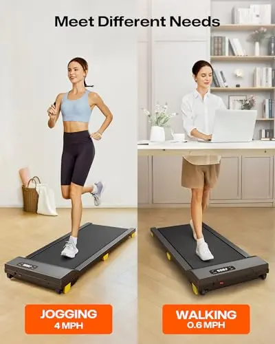 Walking Pad with 9% Incline, Compact Under Desk Treadmill for Home, 2.5HP Powerful 3 in 1 Portable Treadmill with Remote Control, Walking Pad for Home and Office 6
