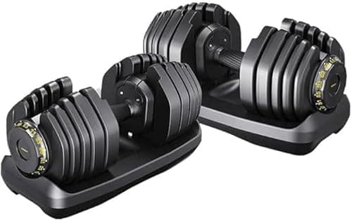 Adjustable Dumbbell Set of 2, 65 lb/95 lb Single Weight, 15-in-1, Fast Adjust Weight Handle, Quick-Lock Adjustable Dumbbell Series for Full Body Workout (95 LB Each (Pair))