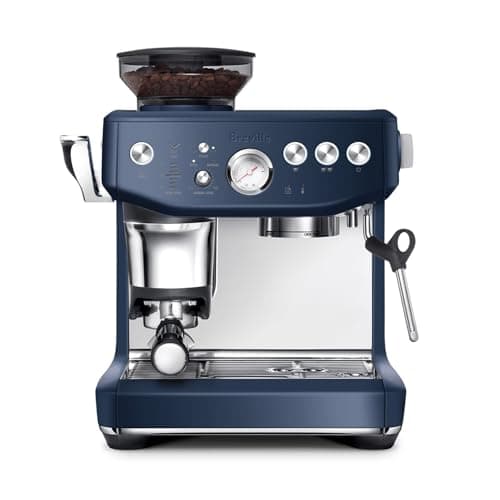 Breville Barista Express Impress Espresso Machine BES876DBL, Damson Blue