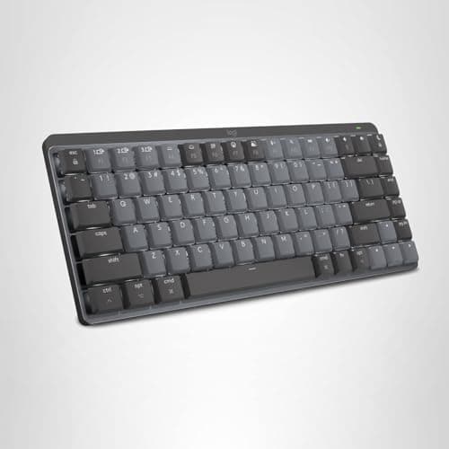 Logitech MX Mechanical Mini for Mac Wireless Illuminated Keyboard, Low-Profile Performance Switches, Tactile Quiet Keys, Backlit, Bluetooth, USB-C, Apple, iPad - Space Grey 14