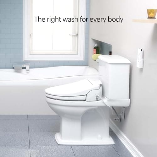 Brondell Swash SE600 Bidet Toilet Seat, Fits Elongated Toilets, White - Oscillating Stainless-Steel Nozzle, Warm Air Dryer, Ambient Nightlight 9