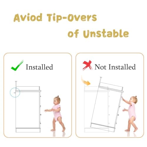 ROMSHINE Nursery Dresser with Changing Table Top, 46" W Baby Dresser with 2 Drawers, Laundry Basket & Raised Guard, Infant Diaper Changing Storage Organize Station for Nursery and Baby Bedroom, White 8