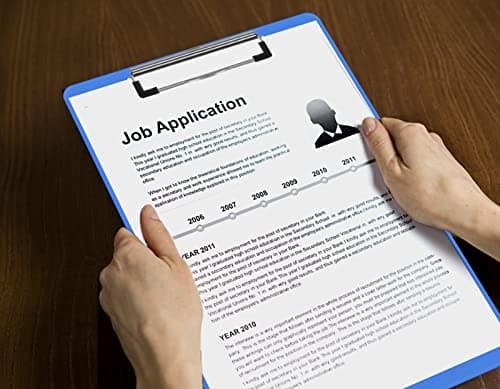 HERKKA 15 Pack Plastic Clipboards, Assorted Color, Low Profile, Standard A4 Letter Size 7