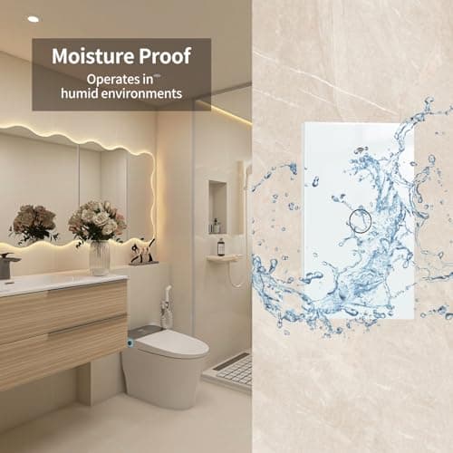 Smart Wi-Fi Light Switch, 2.4GHz Smart Wall Switch for Lights, Single Pole, Touch Control, Neutral Wire Required, Compatible with Alexa & Google Assistant, Remote Control, Timer & Schedule Function 6