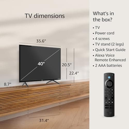 Amazon Fire TV 40" 2-Series, HD smart TV with Fire TV Alexa Voice Remote, stream live TV without cable 6