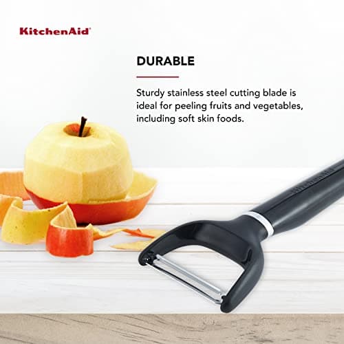 KitchenAid Y Peeler with Ergonomic Handle and Single Edge Blade – Dishwasher Safe with Protective Cover 5