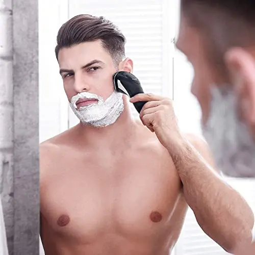 Hatteker Electric Shaver Rotary Razor Men Cordless Beard Trimmer Pop-Trimmer Waterproof 5