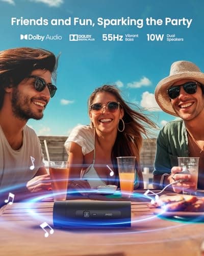 JMGO PicoFlix Bottle Rotating Gimbal Projector, 4.5hrs Battery, Smart Mini Portable Outdoor Projector with Google TV Netflix, 1080P, 420 ISO Lumens, Auto Focus, HDR10, Blu-ray 3D, 10W Dolby for Party 7