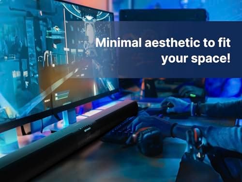 Emerson EHS-2004 42-Inch Bluetooth Soundbar with Built-in Subwoofer, 2.1 Channel Audio, USB/AUX Inputs, FM Radio, Wall Mountable, Remote Control, and Digital LED Display 8