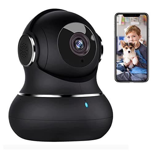 litokam 2K Indoor Security Camera, 360° Cameras for Home Security Indoor with Motion Detection, Pet Cam with Phone App, Baby Monitor-Night Vision