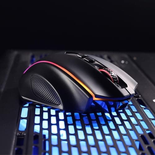 Redragon M686 Wireless Gaming Mouse, 16000 DPI Wired/Wireless Gamer Mouse with Professional Sensor, 45-Hour Reliable Power Capacity, Customizable Macro and RGB Backlight for PC/Mac/Laptop 9