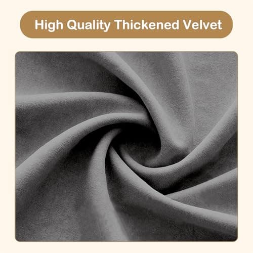 HomJoones Tufted Upholstered Velvet Rolled Arm Chaise Lounges Indoor Chair, Right Arm Facing Chaise Lounge with Nailhead Trim and 1 Pillow,for Living Room Bedroom Office (Grey) 8