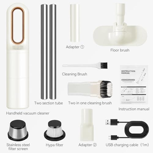 VANKICO 2IN1 Mini Cordless Vacuum Cleaner 6