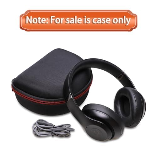 Headphone Case Compatible with Beats Studio Pro/Solo 4 / Studio 3 / Solo 3 / Picun B8 / BERIBES/JLab JBuds Lux ANC Wireless Bluetooth Noise Cancelling Headphones, Claret+Brown(Case Only) 8