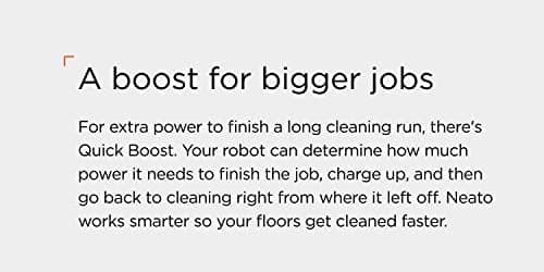 Neato D10 Intelligent Robot Vacuum Cleaner–LaserSmart Nav, Smart Mapping, Cleaning Zones, WiFi Connected, 300-min runtime, Powerful Suction, Max Clean, Edges, Corners & Pet Hair, XXL Dustbin, Alexa 14