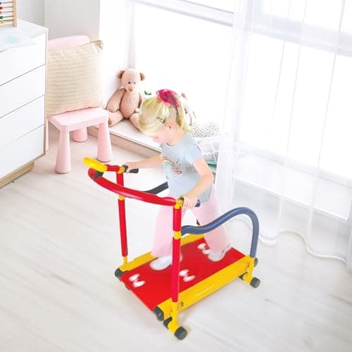 Redmon Fun & Fitness for Kids Manual Treadmill with Odometer, Timer, Auto-Off, and Monitor 3