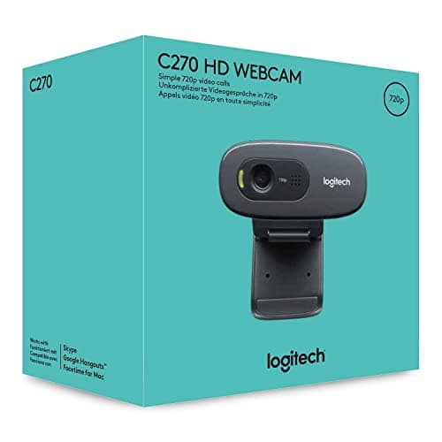 Logitech C270 Hd Webcam, 1280 Pixels X 720 Pixels, 1 Mpixel, Black 6