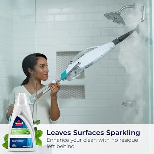 BISSELL EUCALYPTUS MINT DEMINERALIZED STEAM MOP WATER, 32 ounces, 1392, WHITE 5