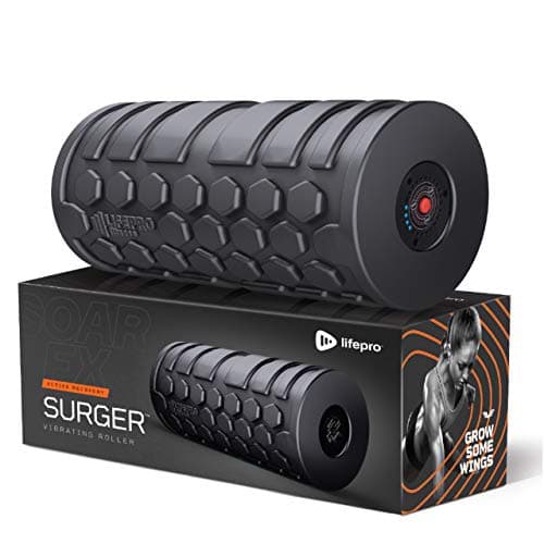 LifePro 4 Speed Vibrating Foam Roller for Physical Therapy & Exercise - High-Intensity Vibrating Roller for Muscle Recovery & Pliability Training - Back Roller for Deep & Gentle Trigger Point Therapy