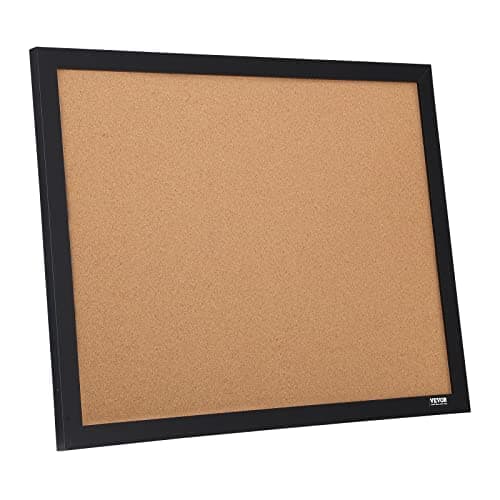VEVOR Cork Board for Office, 36'' x 24'' Bulletin Board for Wall, Push Pin Board with Framed for Office Home and School 9
