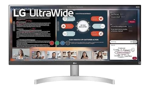 LG 29" UltraWide FHD HDR Monitor with FreeSync 2560 x 1080, 75Hz, 5ms, HDMI 29WP50S-W (Renewed)