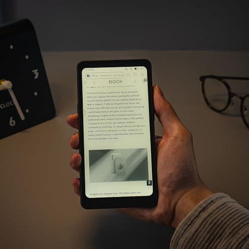 BOOX Palma eBook Reader Mobile ePaper 6G 128G G-Sensor Front Light 16MP Rear Camera (White) 6