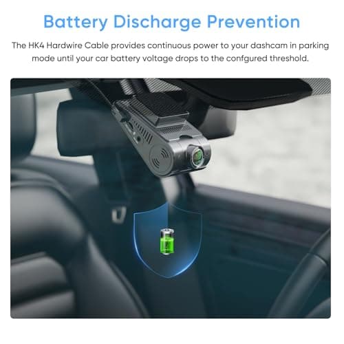 VIOFO HK4 Acc Hardwire Cable, USB-C Hard Wire Cable for A329 series/A229 series/A119Mini2/A139Pro/WM1/T130 Dash Cam, Low Voltage Protection for Parking Mode (Fuse Tap Not Included) 6