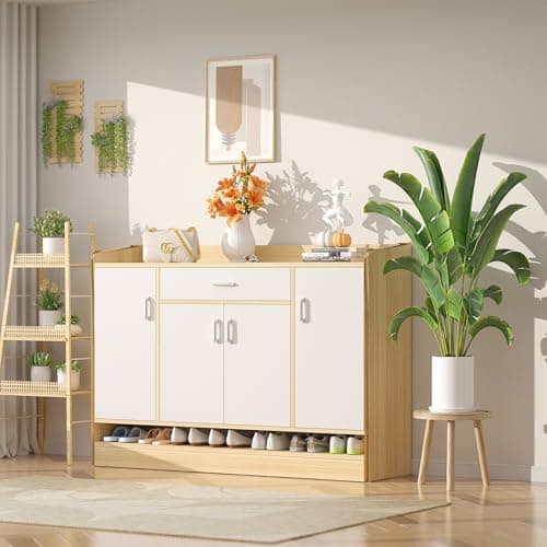 Vecxoty 3-Pack Wood Plant Stands Indoor, Single Plant Stand for 6-12 Inch Pots, Mid-Century Modern Plant Stool, Tall Plant Stand for Large Plants for Living Room, Balcony, Office (Light Brown 5