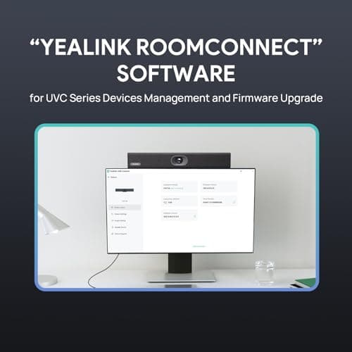 Yealink 4K USB Video Conference Camera - 120° Wide Angle, Microphone, Speaker, Auto Framing, for PC Meetings, Microsoft Teams & Zoom 9