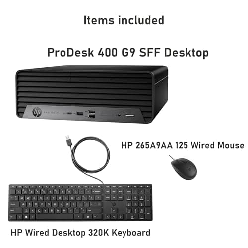 HP ProDesk G9 SFF Business Desktop Computer|13th Intel Ultra-Fast Quad-core CPU| Dual 4K Display Support| 24GB RAM, 1TB SSD| Wi-Fi | Bluetooth| HDMI, USB, RJ-45| Windows 11 Pro| w/Keyboard & Mouse 7