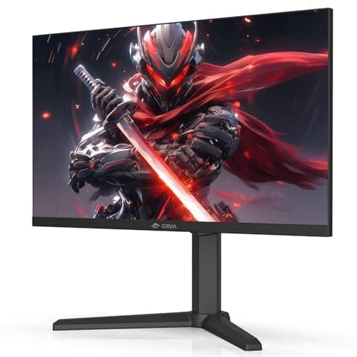 CRUA 27” 540Hz Gaming Monitor, IPS FHD(1920x1080P), AMD FreeSync, 120% sRGB, Height/Pivot/Rotating/Tilt Adjustable Vertical Monitor, HDMI 2.1 + DP 1.4, Wall Mount Install-Black 2