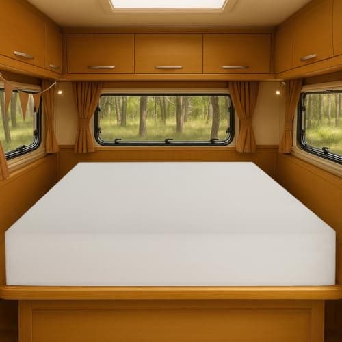 Foamma 1" x 30" x 80", Firm (No Cover), Mattress Topper for RV Bunk, Camper, Truck & Travel Trailer, Back Support, CertiPUR-US Certified, Made in USA, Cover Not Included.