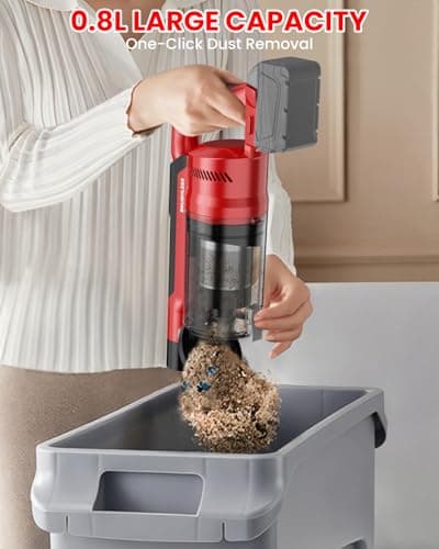 ZEXAPE Cordless Vacuum Cleaner for Milwaukee M18 Battery, 7-in-1 Lightweight Stick Vacuum with HEPA Filter, 35KPA Suction, 350W Brushless Motor, 3 Modes for Floor, Carpet, Car(Battery Not Included) 7